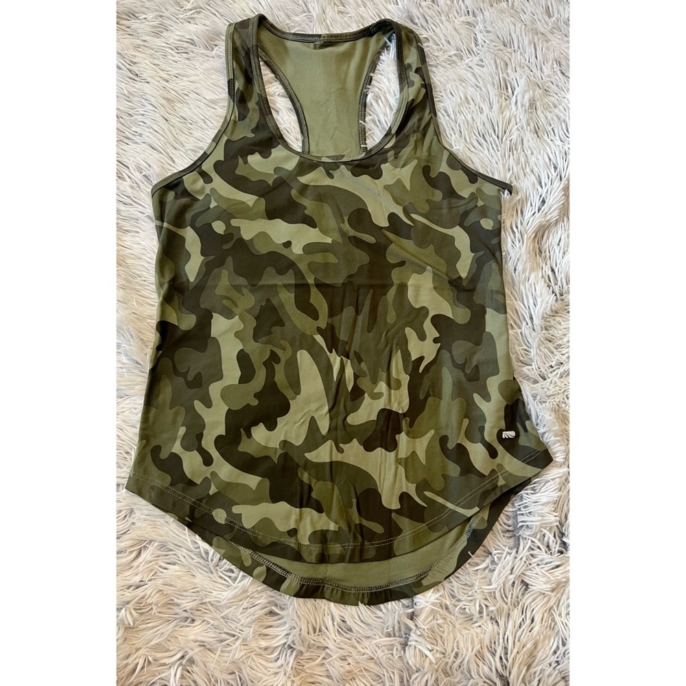Army Camo Activewear Top Small